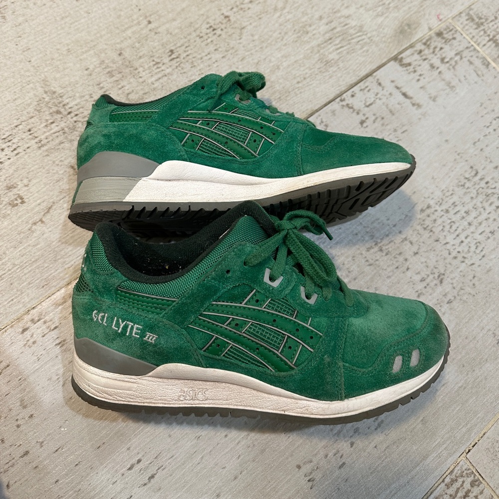 Asics Gel Lyte III Green Sneakers size 7